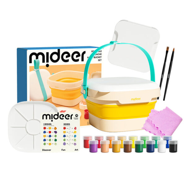 [Buy 4 for 8% off] Mideer Portable Gouache Paint Bucket Set