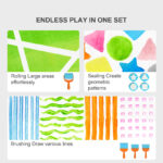 [Buy 4 for 8% off] Mideer Finger Painting Tools Set